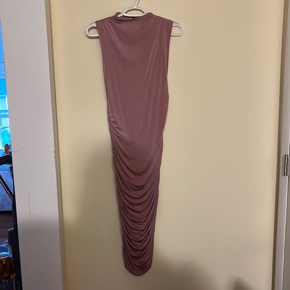 Mauve Dress- calf length